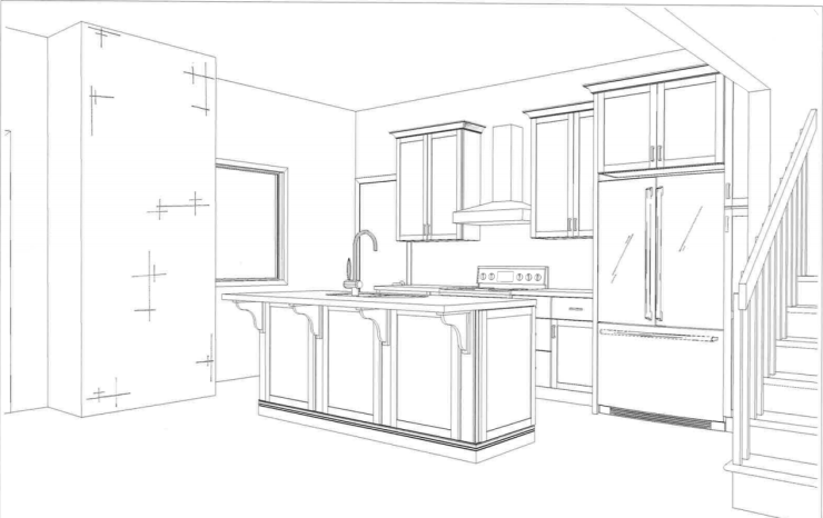 Gwen kitchen rendering